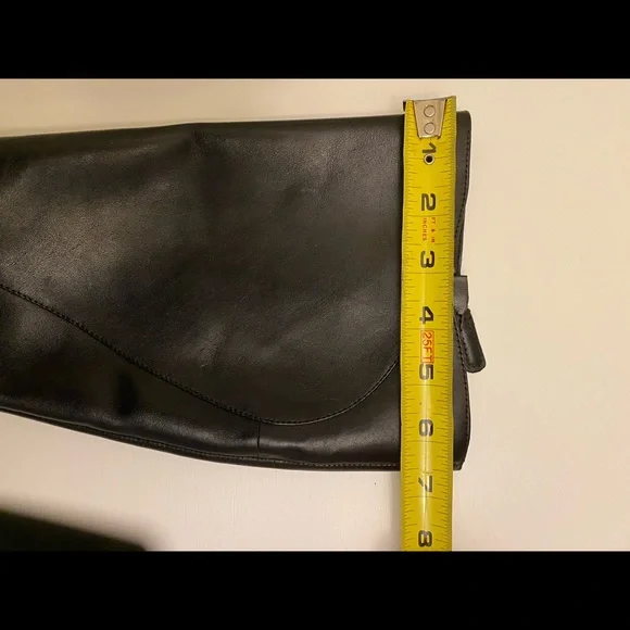 Nine West: Black Knee High Heeled Boots - Picture 14 of 15